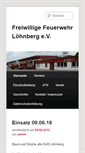 Mobile Screenshot of feuerwehr-loehnberg.de